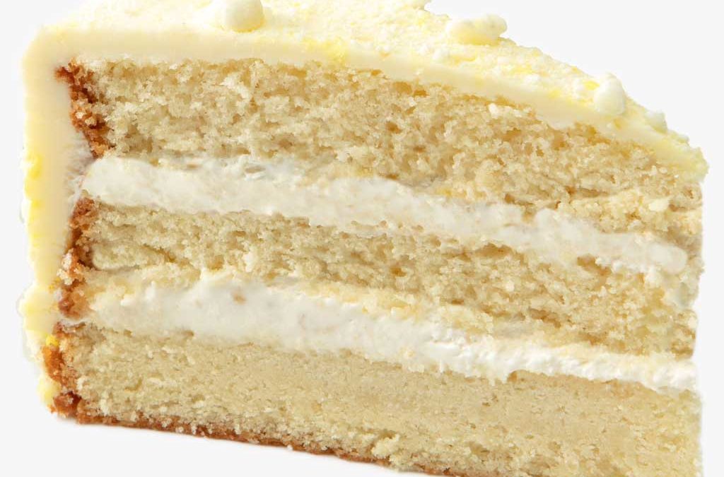 3 Layer Lemon Mousse Cake 8″ 14 Slice